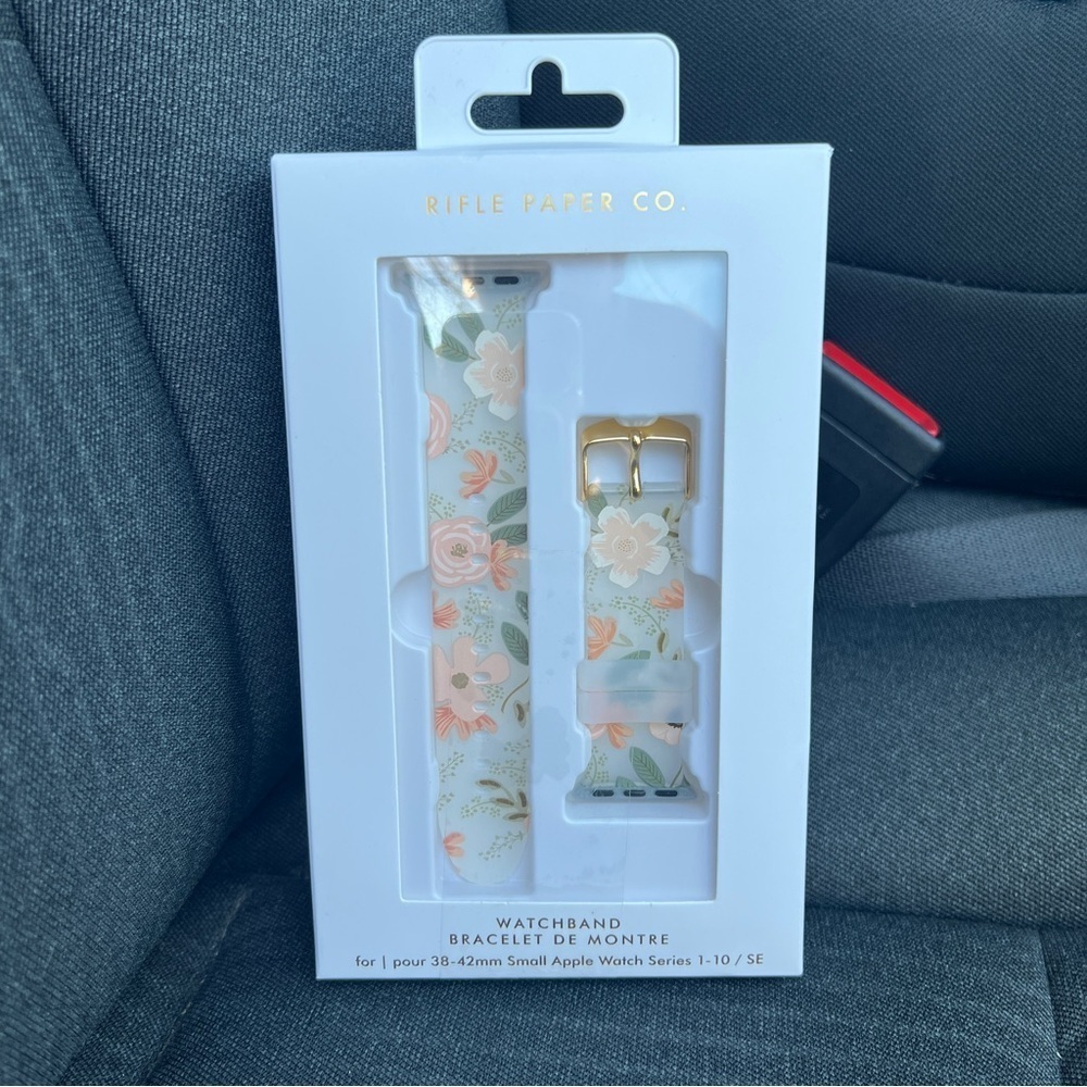 Rifle Paper Co. Apple Watchband NIB - Wildflowers - 38mm- 42mm series 1- 10